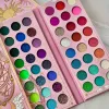 Palette de fards à paupières à paillettes, 96 couleurs, Design de dessin animé, brillant, imperméable, longue durée, fard à paupières, pigments, produits de maquillage