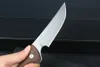 M7727 High End Prosty nóż 8cr14mov Stone Wash Prosty punkt Blade Pełny Tang Micarta Rączka na zewnątrz kempingowe przetrwanie Survival Stałe noża ostrza z Kydex