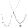 Kedjor Elegant Pendant Necklace Charm för kvinnor Fashion Forward With Pearl Detail Chic Neck smyckenälskare