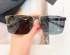 Quadratische silberne Spiegel-Sonnenbrille, schwarzer Metallrahmen, Sport-Stil, für Herren und Damen, Sommerfarben, Sonnenbrillen, Lunettes de Soleil-Brille, Occhiali da sole, UV400-Brille