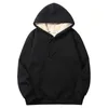 Men's Hoodies Sweatshirts ZAFUL Men's Hoodie Colorblock Fluffy Sweatshirt Streetwear Hooded Hoodie Fall Winter Warm Pullover Sweats with Kangaroo PocketL231003