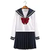 Work Dresses Brand Japanese Basic Orthodox Sailor Uniform Girl Sweet JK College Style Suit