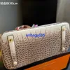 Tote Bags Himalaya Crocodile Handbag Genuine Womens Bag with Crocodile Pattern Highend Cowhide Himalayan Platinum Bag Bk25bk30 Versatile H have logo HBDJVS