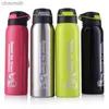 Vattenflaskor 500 ml Mountain Bike Bicycle Water Bottle Kettle Cycling Thermos Mugg Warm Keeping Water Cup Sport Bottle Aluminium Alloy 18oz YQ240320