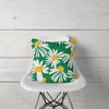 Kudde gul grön hipster liten tusensköna täckning enkel nordisk geometri kuddsoffa stolar kast kuddar modern modekorekor