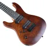 Guitar Left Hand Tree Burl Top Electric Guitar 8 String Guitar 39 Inch Natural Color 24 Frets Canada Maple Neck with Koreamade Pickup