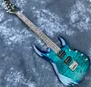 Guitarra John Petrucci firma transparente lago azul Ernie ball Music Man JP6 Guitarra Envío Gratis Musicman Guitar