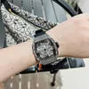 Timini Korean Full Diamond Studded Womens Watch Fashionable Womens Watch Feminine Temperament Rotating Large Rubber Strap