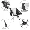 Furnishings Portable Collapsible Moon Chair Fishing Camping Bbq Stool Folding Extended Hiking Seat Garden Ultralight Office Home Furniture