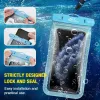 Obejmuje Waterproof Waterproof Thild Upuch Uchwyt Floating 2PC, Ipx8 Glitter Case Sucha torba na iPhone 13/13 Pro Max/iPhone 12 min/12 Pro Max 11