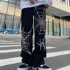 Мужские джинсы Y2k Hip Hop Streets Harajuku Джинсы JNCO с вышивкой Высококачественные мешковатые джинсы с высокой талией Женские свободные широкие джинсы Зимние брюки01 273 781 151