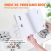 VEVOR Hine 2.28 Inch Pin 100pcs Button Maker Kit with Panda Magic Book