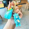 Love Bear Keychain, 귀엽고 유행 및 절묘한 인형 키 체인, 가방, 펜던트, 커플 펜던트, 선물 도매