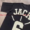 Men's T-Shirts Cactus Jack Cartoon Graffiti Printed Baseball Shirt Mens TS Short sleeved Top T-shirt J240319