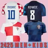 2024 Modric Soccer Jerseys Croatia national team 24 25 BREKALO PERISIC football Shirt BROZOVIC REBIC LIVAKOVIC Home away men kids kits Uniform