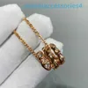 Designer Luxusmarke Schmuck Halsketten 925 Silber Schatz drei Kreis Kopf Schwanz vergoldet 18 Karat Gold Schlangenknochen und Schlangendiamanten Anhänger Kragenkette h