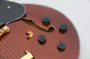 Guitare électrique jazz signature BBking creuse rouge, touche en palissandre, matériel doré, livraison gratuite