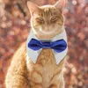 Hundkläder Tuxedo Collar Bow Tie Formal Pet Nathtie Puppy Cellars Cat Small Puppies With Birthday Present bedårande tecknad film