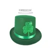 Berets Green Hat For StPatricks Day Festival Decors Irish Holiday Tall Party Headwear Dress Up Fedoras