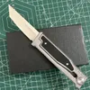 Hotsale Carry Fruit Folding Knife 3.14" D2 Blade CNC Aluminum+G10 Handles Outdoor Camping Hunting Tactical Pocket Knives EDC Tools