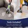 Limpador profundo vertical para carpetes BISSELL Revolution, tecnologia Hydrosteam, fórmulas de ferramentas para estofamento para animais de estimação 2 em 1 incluídas, 3432