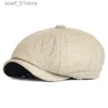 Newsboy Hatts Winter Warm News Boys C Mens Soft Octagonal Hat Mens Detective Hat Retro Driver Flat CSC24319