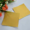 Party Supplies 300Pcs Square Sweets Candy Chocolate Lolly Paper Aluminum Foil Wrappers Gold