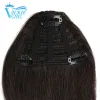 Bangs Straight Human Hair Bangs 3 clips in Remy Natural Human Hair Fringe Blonde Brown Color 8 inch 20g Front Bang