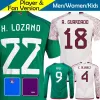 Mexico voetbaltruien Chicharito Guardado Rodriguez Wereldbeker Wereldbeker voetbal shirt mouwspelers versie vrouwen KINDER KIT ALVAREZ VEGA HERRERA GUTIER SP1 JJ 3.20