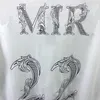 Moda Mens Camisetas Amirs Designer Impresso Tops Tees Homem T-shirt Qualidade Algodão Casual Manga Curta Luxo Hip Hop Streetwear Camisetas Amirl # 158
