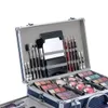 Roze Houndstooth Professionele Oogschaduw Blush Cosmetische Foundation Gezicht Poeder Make-Up Sets Oogschaduw Palet 240311