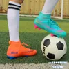 American Football Shoes Indoor Soccer Men High Top Breathable Nonslip Cleats Turf Futsal Mens Training Boots