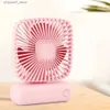 Elektryczne wentylatory 1 Mini Desktop Fan Outdoor Portable Mały wentylator ręczny i komputer stacjonarny biuro i szkolny dom do domu wentylator letni 240320