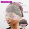 Perruques Pixie Cut Wig Bob Bob Curly Human Hair Wig 13x4 Transparent Deep Wave Lace Frontal Wig Fomen Women Cheap Human Hair Wig Prepruck