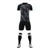 Team Custom Soccer Uniform Set Blank Jerseys Printing Number Namn Snabbtorkning av andning Vuxen Kids Training Football Jersey 240313