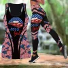 Tenue 2023 Nouveau pantalon de yoga vintage 2 pièces costume de yoga Nouveau design Tank Tol Top Spring Summer Set Vêtements de yoga respirant