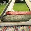 Gear Blackdeer Camping Cotton Splice Sleeping Bag Säsong Varm kudde Huven huva med sovväska för utomhusresande vandring