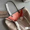 Borsa Dog Tooth Grey Powder da donna Hobo a spalla