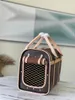 10A Mirror Quality Designer Classic Old men's bag women's backpack pet cratemen's carry-on suitcase rectangular 40 45 50cmdog cage handbag