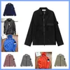 2024 Stone Fashion Storm Jacket Design de luxe pour hommes printemps et automne nouvelle version coréenne de la tendance simple veste à capuche décontractée tout en forme