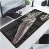 Mouse Pads Wrist Rests Spacecraft Dings Table Mats Computer Mousepad Company Big Desk Pad 100X55Cm Large Gamer Mousepads Mat Drop D Dhwlz