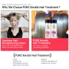 Tratamentos PURC 5% Formalin Keratin Treatment e Purification Shampoo Hair Care Products Set Brasilian queratina