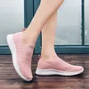 Casual Shoes Women Flat Slip On Pink Lightweight Sneakers Summer Chaussures Femme Basket Flats Zapatillas Mujer
