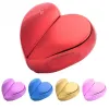 25ml Heart Shaped Refillable Spray Perfume Bottle Thick Glass Pump Woman Parfum Atomizer Travel Empty Cosmetic Containers