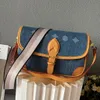 7A Denim Series Designer bags Tote Bag Shoulder Bag Luxury Handbags Large Capacity Crossbody bag Old flower Luxury Vintage Shoulder handbag Denim backpack