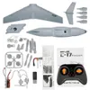 C17 RC Drone DIY Aircraft Transfer 373mm Wingspan EPP Airplane 24Ghz 2ch 3AXIS TOY للأطفال 240314