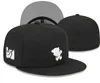 kapelusze dopasowane kapelusz snapbacki wszystkie logo drużyny Regulowane litery sportowe hafty na zewnątrz pełne zamknięte czapki sprzedaż skórzanej elastycznej czapki mieszane zamówienie