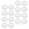 Sortez des conteneurs 60 PCS Boîtes à gâteau Placons Clear Plastic Container Dessert Transparent Case Food Imposable