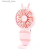 Electric Fans Small cooling fan portable handheld fan USB charging eyelash fan low noise N0PFY240320