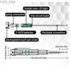 Измерители тока AC24-250V DC12-24V Интеллектуальный тестер напряжения Ручка Электрическая отвертка Тестовый карандаш Индукционный детектор мощности Индикатор цепи 240320